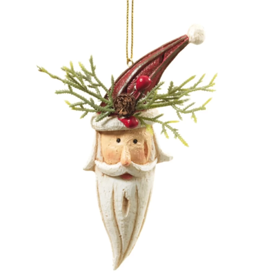 "Käthe Wohlfahrt Small Santa's Head Christmas Tree Ornament"