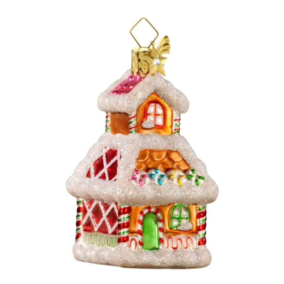 "Poesie in Glas Gingerbread House Kit – DIY Edible Christmas Cookie Cottage Decor"