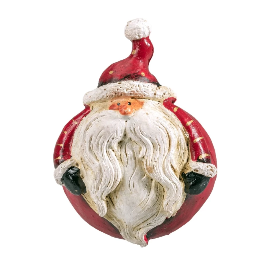 "Käthe Wohlfahrt Handcrafted Rustic Santa Claus Figurine with Long Beard - Christmas Decoration"