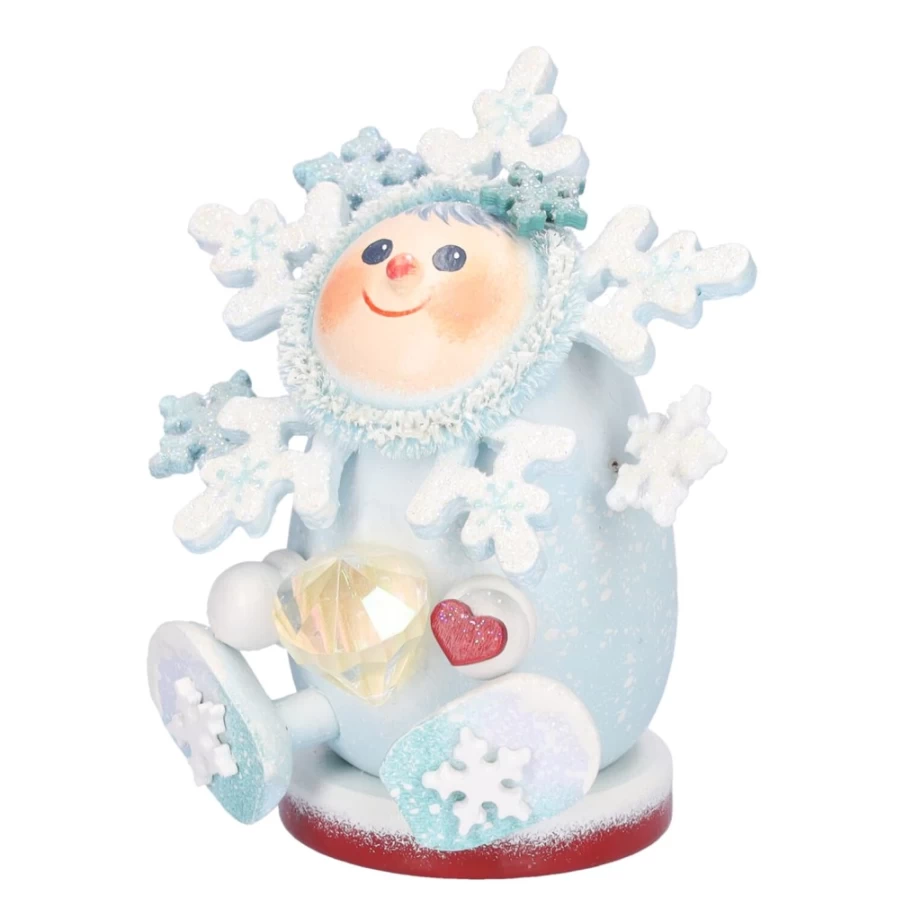 Käthes Original Smoky Snowflake Handmade Christmas Ornament – Unique Holiday Decoration