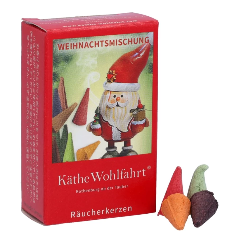 Käthe Wohlfahrt Assorted Aromatic Incense Cones – Premium Small Scented Cones for Home & Relaxation