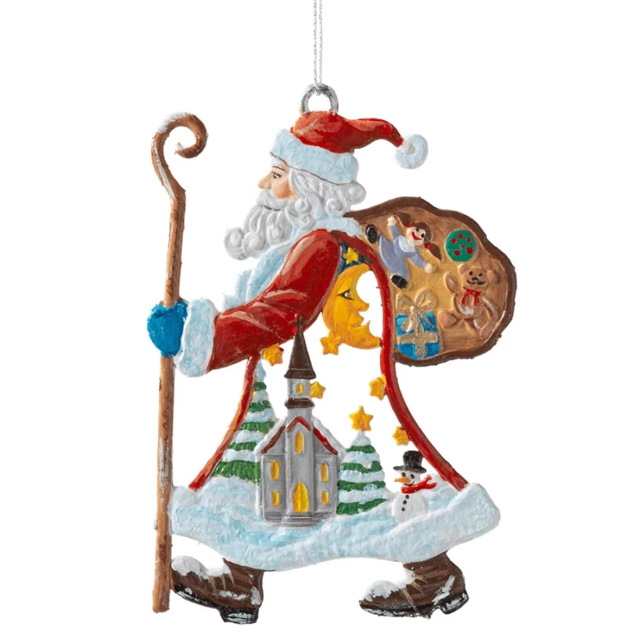 "Original Santa Figurine by Käthes – Handcrafted Christmas Decoration"