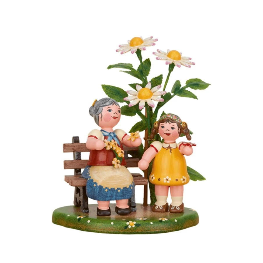 "Hubrig Volkskunst Country Idyll My Grandma Traditional Folk Art Collectible"