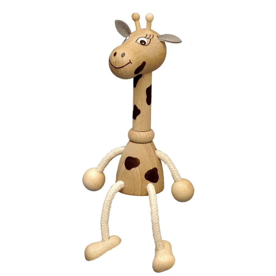 Käthe Wohlfahrt Handmade Swinging Giraffe Figure - Decorative Animal Ornament