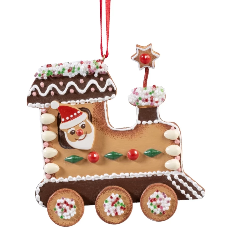 "Käthes Original Gingerbread Train – Handcrafted Holiday Cookie for Festive Decor & Gifting"