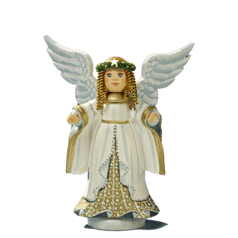 Kindertraum Guardian Angel Christ Child Figurine - Handcrafted Religious Collectible