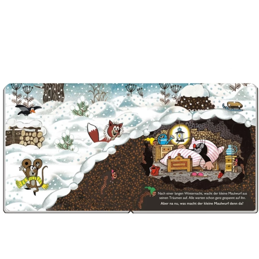 Winter Playbook "The Little Mole" by Trötsch Verlag – Fun & Educational Activities for Kids