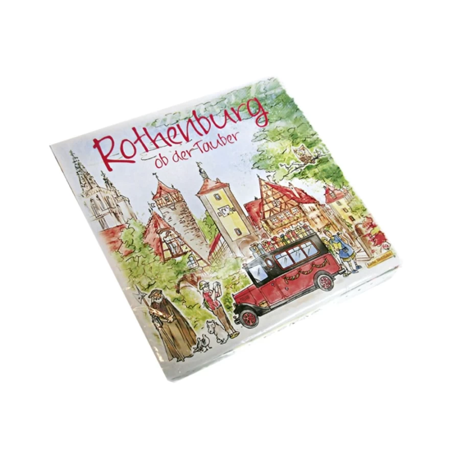 Käthe Wohlfahrt Rothenburg Themed Decorative Paper Napkins for Festive Dining