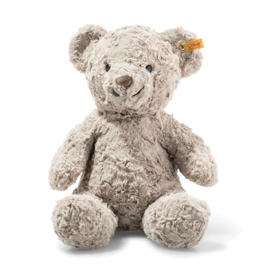 Steiff Grey Teddy Bear "Honey" 38cm Plush Stuffed Animal Collectible