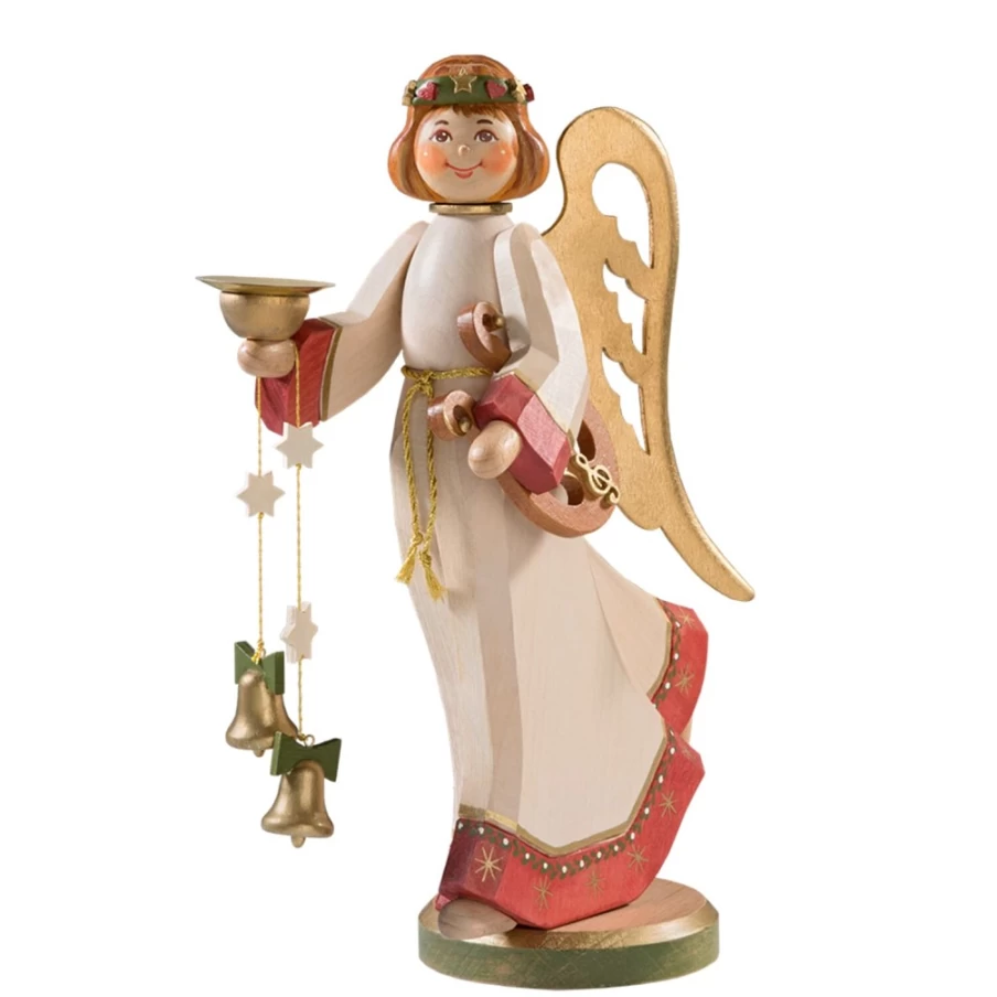 Käthes Original Angel Candle Holder - Elegant Decorative Home Accessory for Tabletop & Shelf Decor