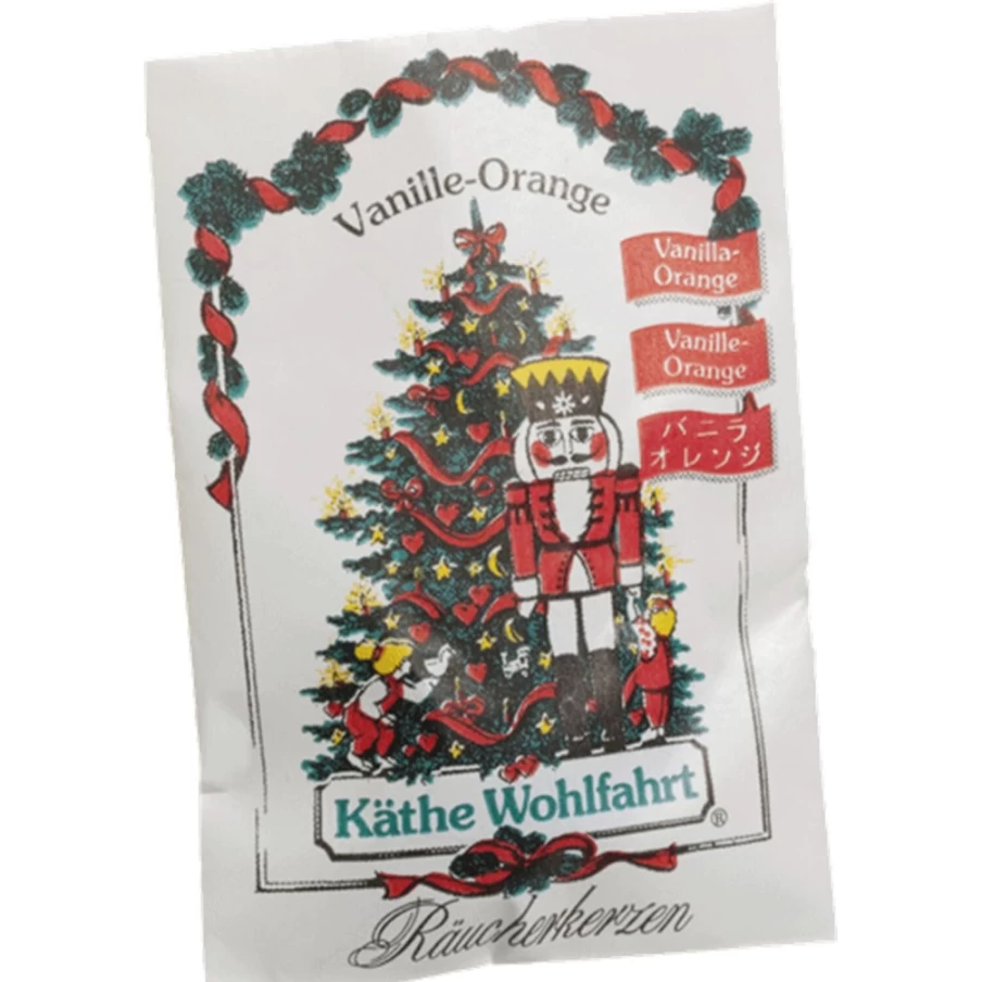 Käthe Wohlfahrt Vanilla-Orange Scented Incense Cones Large Pack Aromatic Home Fragrance