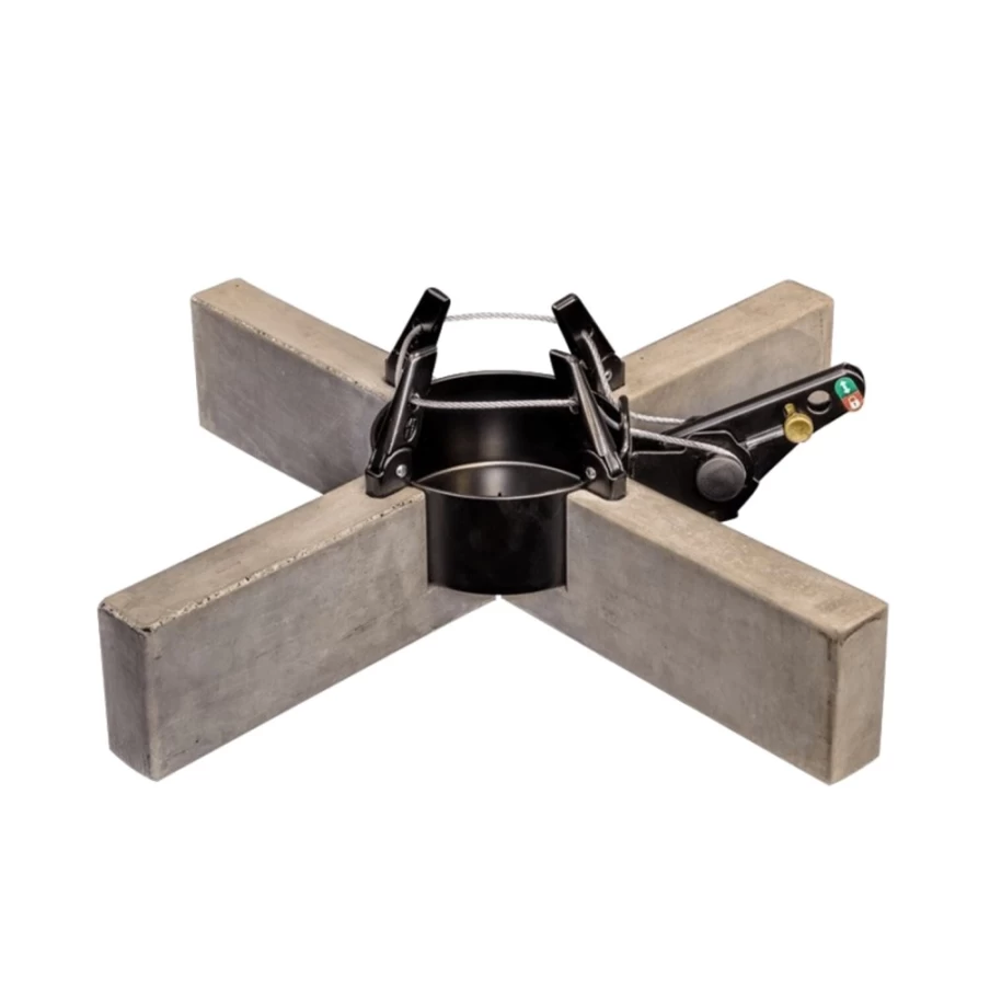 Krinner Kopenhagen Heavy-Duty Concrete Christmas Tree Stand for Stable Holiday Decor