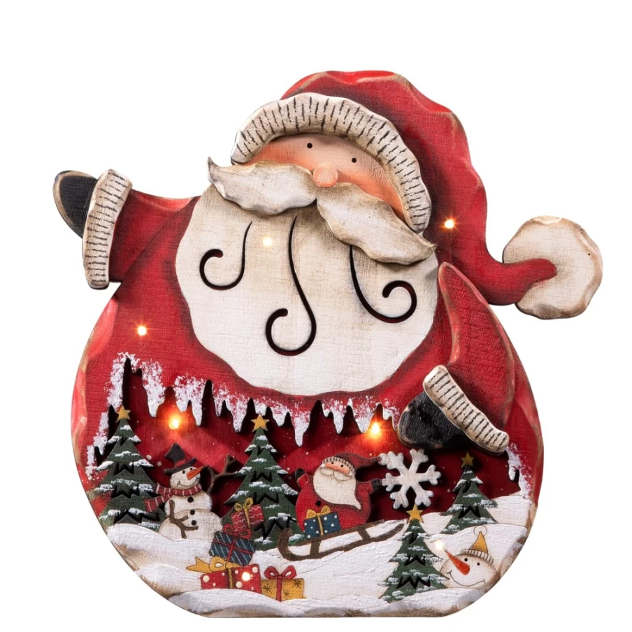 Käthe Wohlfahrt Santa Claus "Winter World" Christmas Decoration - Handcrafted German Collectible