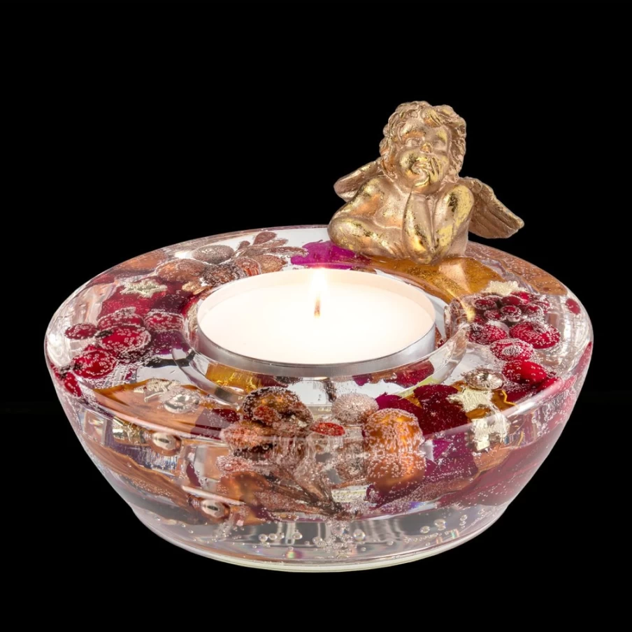 Käthe Wohlfahrt Festival Christmas Classic Candle Holder Podium - Dreamlight Holiday Decor