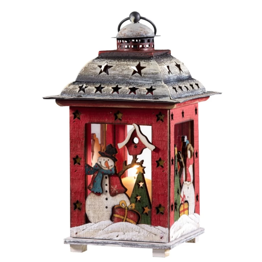 Käthe Wohlfahrt Winter Joy Lantern - Handcrafted German Christmas Decoration