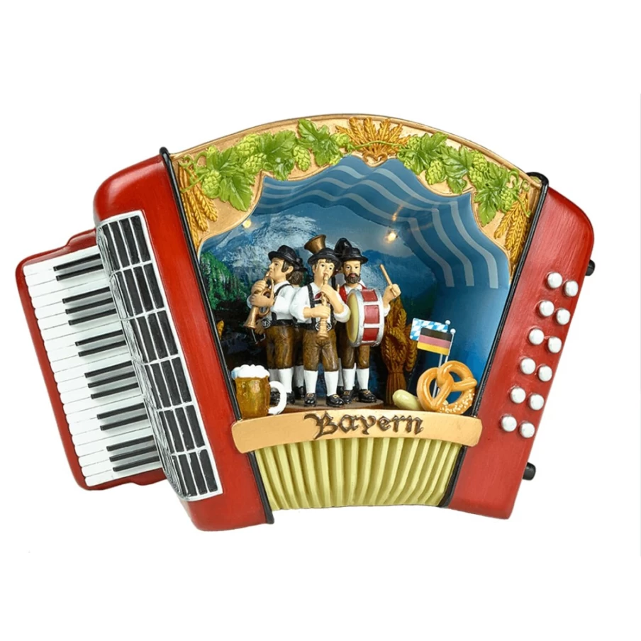 "Käthe Wohlfahrt Bavarian Accordion – Authentic German Folk Musical Instrument"