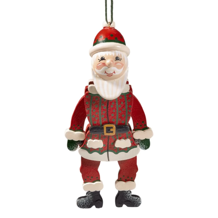 "Original Santa Figurine by Käthes – Handcrafted Christmas Decoration"