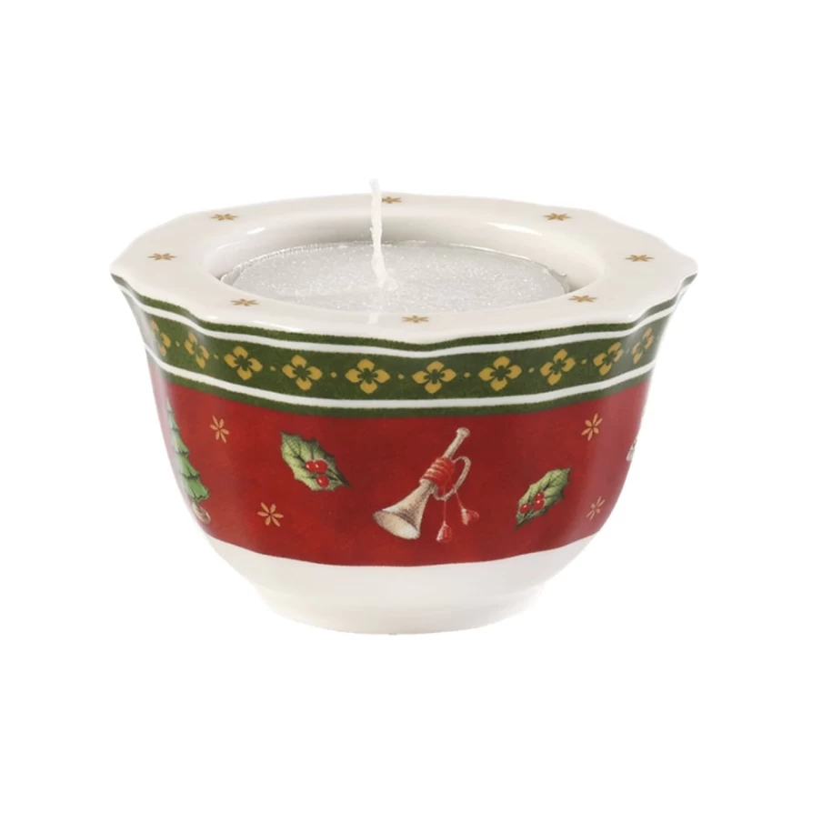 Villeroy & Boch Red Tealight Candle Holder - Decorative Toy'S Delight Design