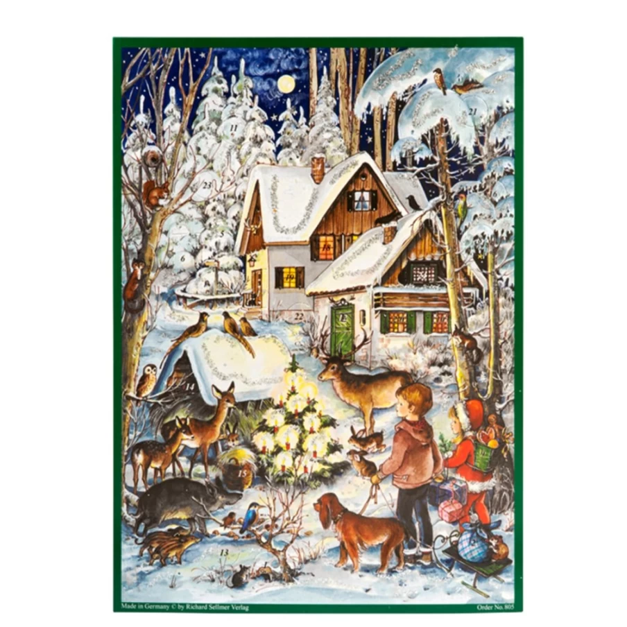 Käthe Wohlfahrt "A Forest Christmas" Advent Calendar – Festive Holiday Countdown Decor