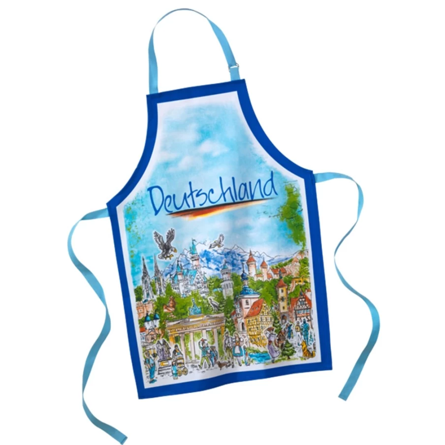 "Käthe Wohlfahrt German Apron - Traditional Christmas Decorative Kitchen Apron"
