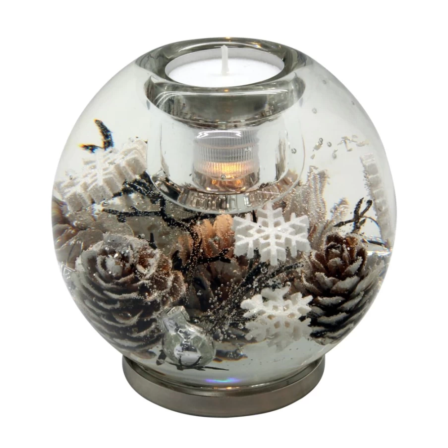 "Käthe Wohlfahrt Winter Story LED Dreamlight - Mercur Maxi Candle Holder for Christmas Decor"