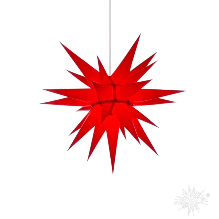 Herrnhuter Sterne Red Paper Star Decoration – 23.6 Inch Christmas Ornament
