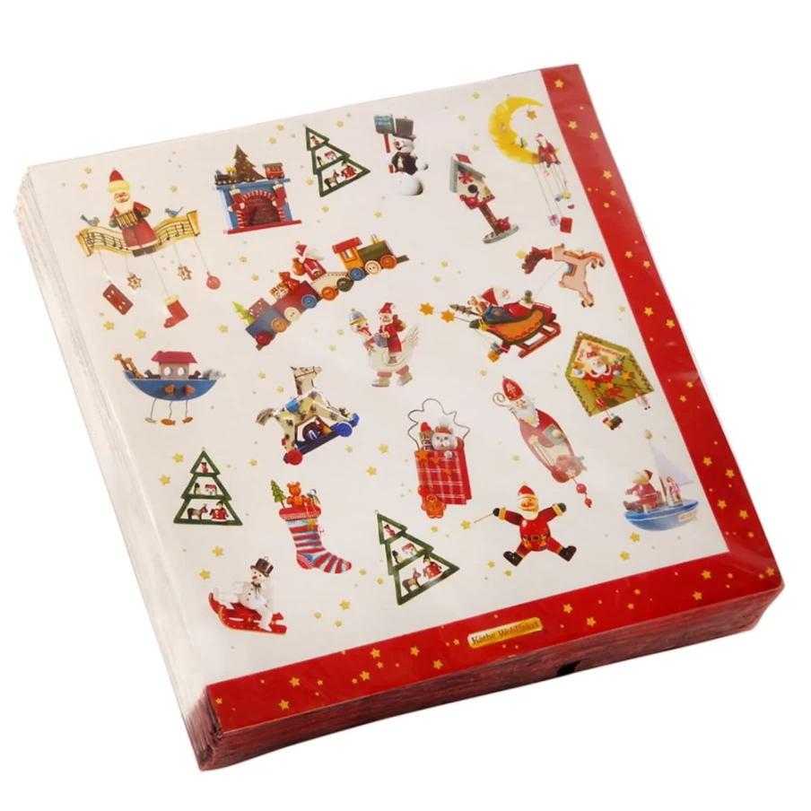 Käthe Wohlfahrt Country Style Decorative Paper Napkins for Festive Table Settings