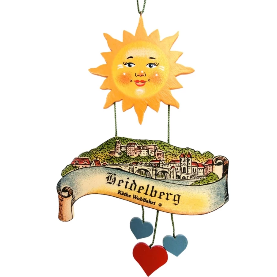 Käthe Wohlfahrt Original Heidelberg Christmas Ornament - Handmade German Decoration