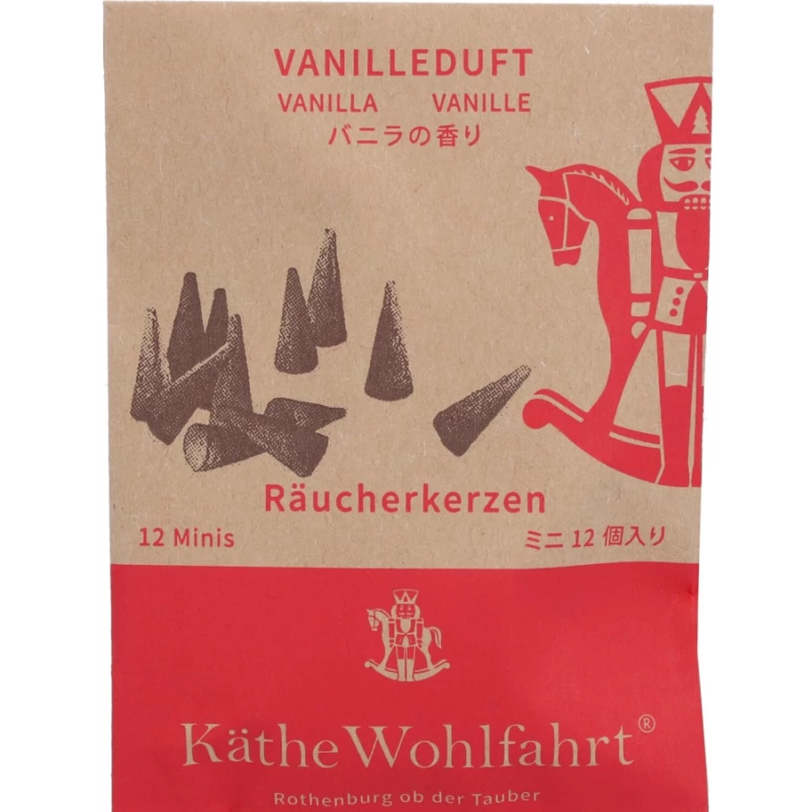 Käthe Wohlfahrt Vanilla Scented Incense Cones – Premium Aromatic Home Fragrance