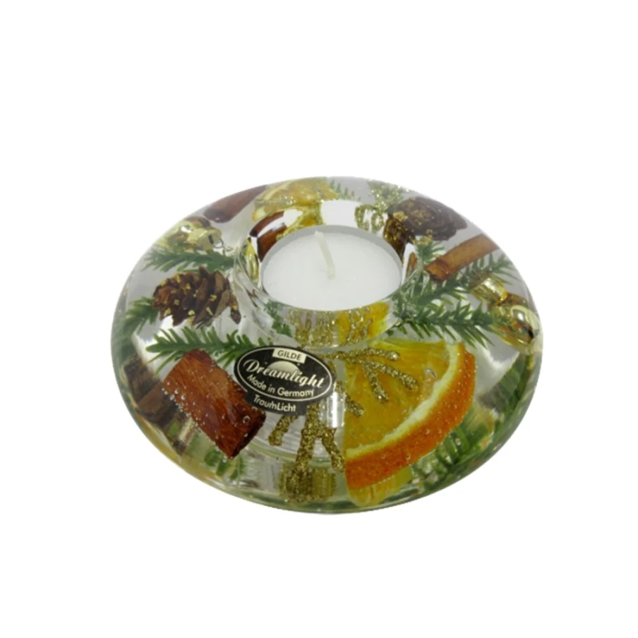 Käthe Wohlfahrt Christmas Fruits UFO Mini Candle Holder - Dreamlight Holiday Decor