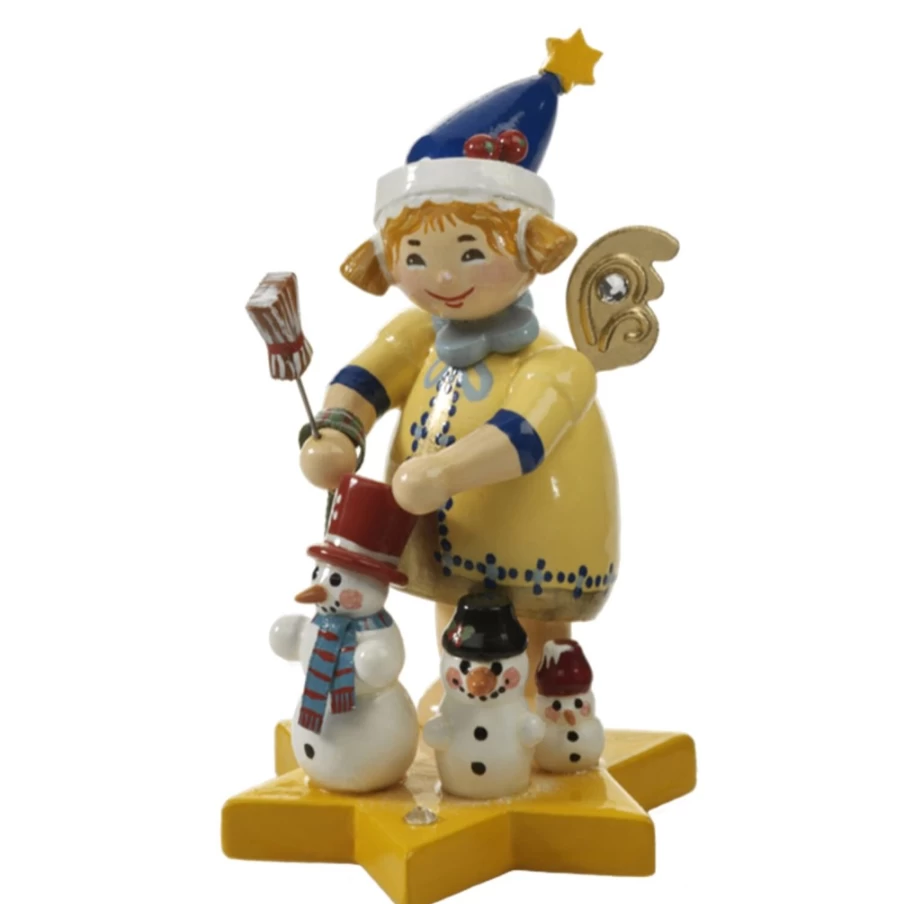Käthes Original Annual Angel 2011 "Snowman Parade" Christmas Collectible Figurine