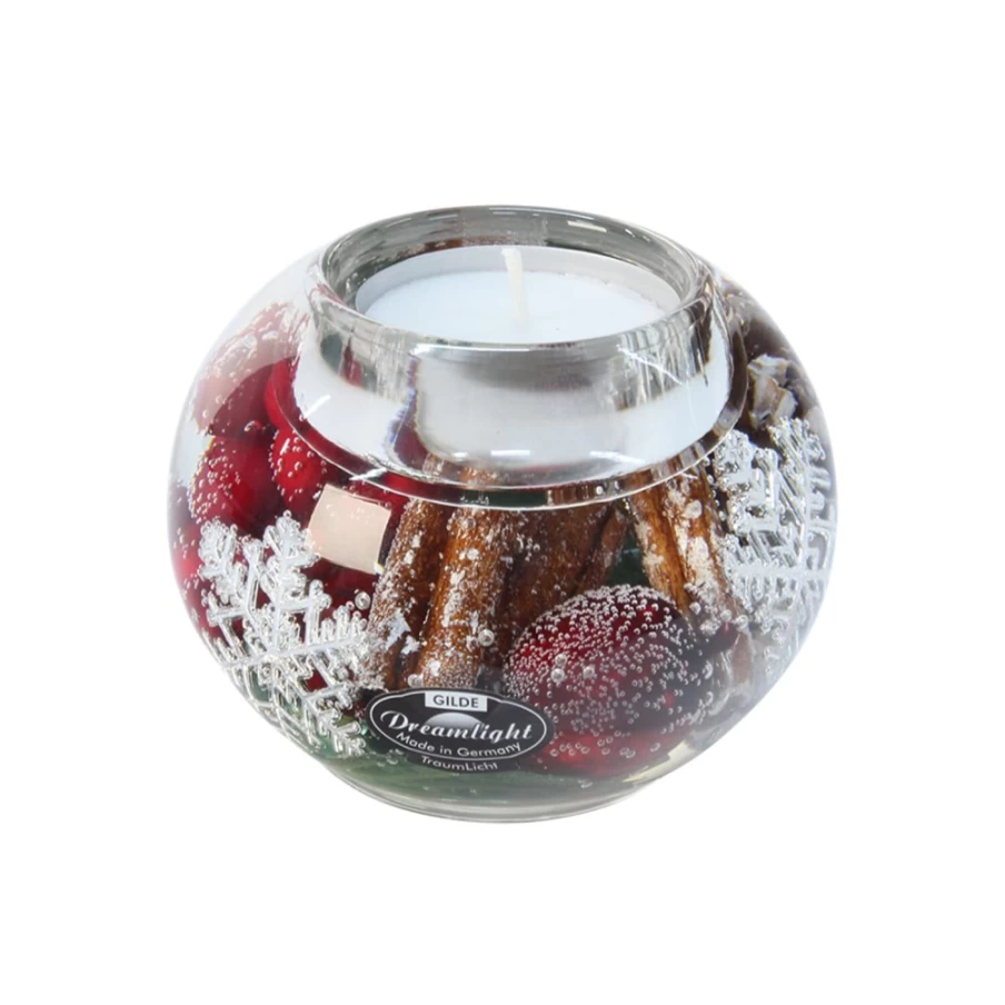 Käthe Wohlfahrt "Noel" Mercury Glass Candle Holder - Dreamlight Holiday Decor