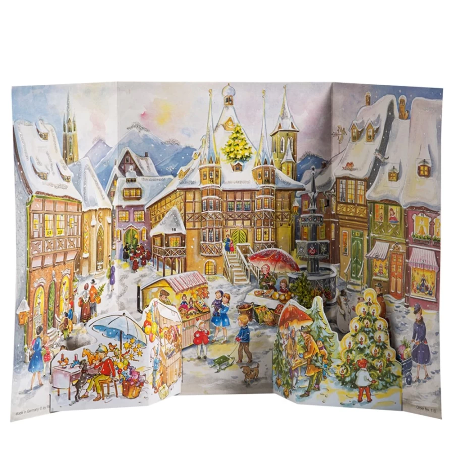 Käthe Wohlfahrt Christmas Advent Calendar "Holiday Magic" - Festive Countdown with Traditional German Designs