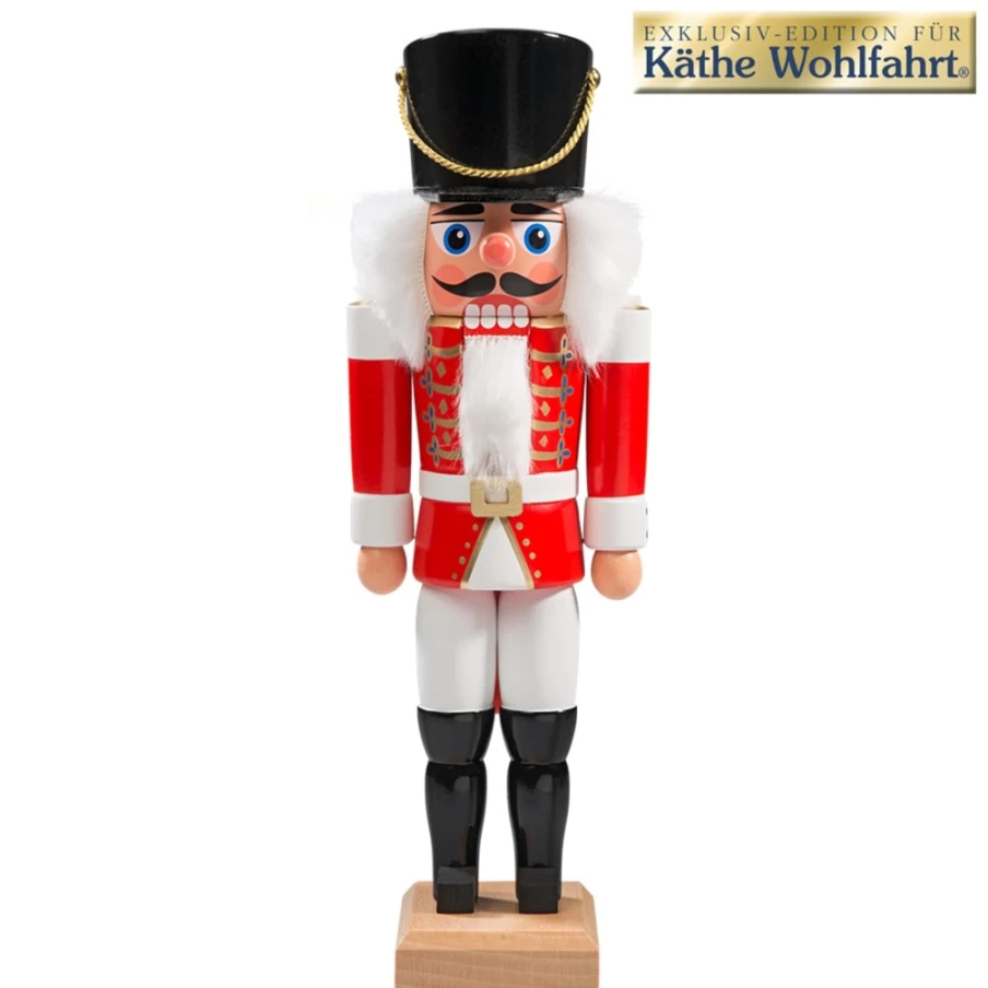HODREWA Red Hussar Nutcracker Soldier Decoration - 10.6 Inch Christmas Ornament Holiday Collectible