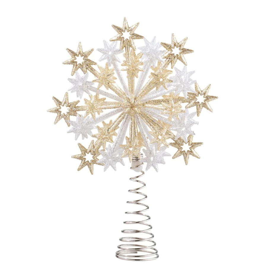 Käthe Wohlfahrt Gold and Silver Shooting Star Christmas Tree Topper