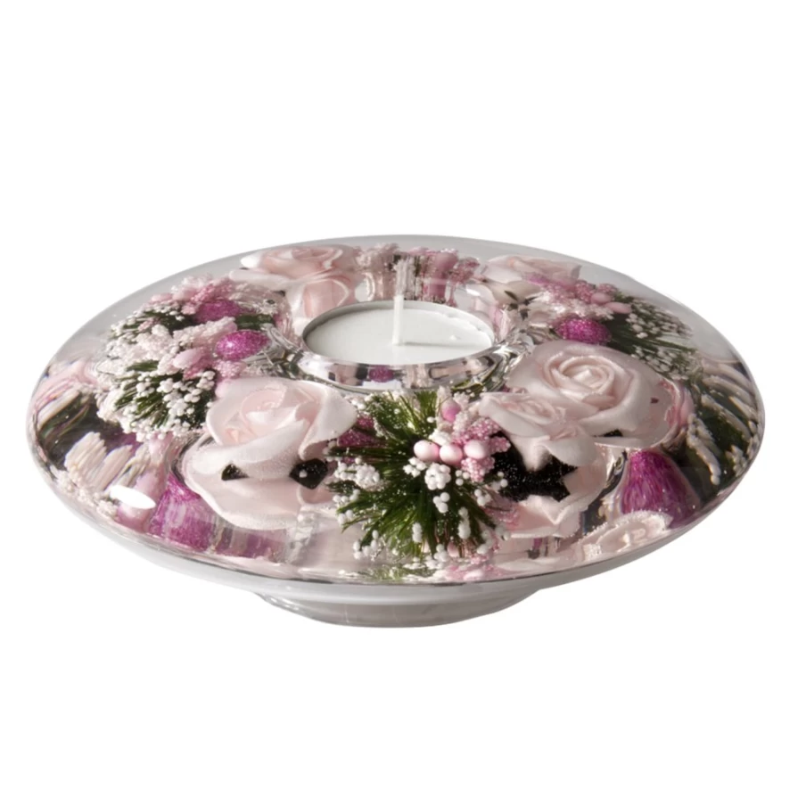 Käthe Wohlfahrt "Little Rose" UFO Candle Holder - Classic Dreamlight Decorative Home Accessory