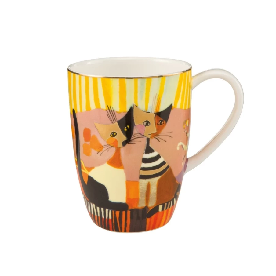 Käthe Wohlfahrt Italian Porcelain Coffee Mug "Momenti D'Oro" – Elegant Handcrafted Tea Cup