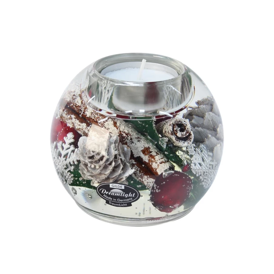 Käthe Wohlfahrt "Noel" Mercury Glass Candle Holder - Dreamlight Christmas Decor