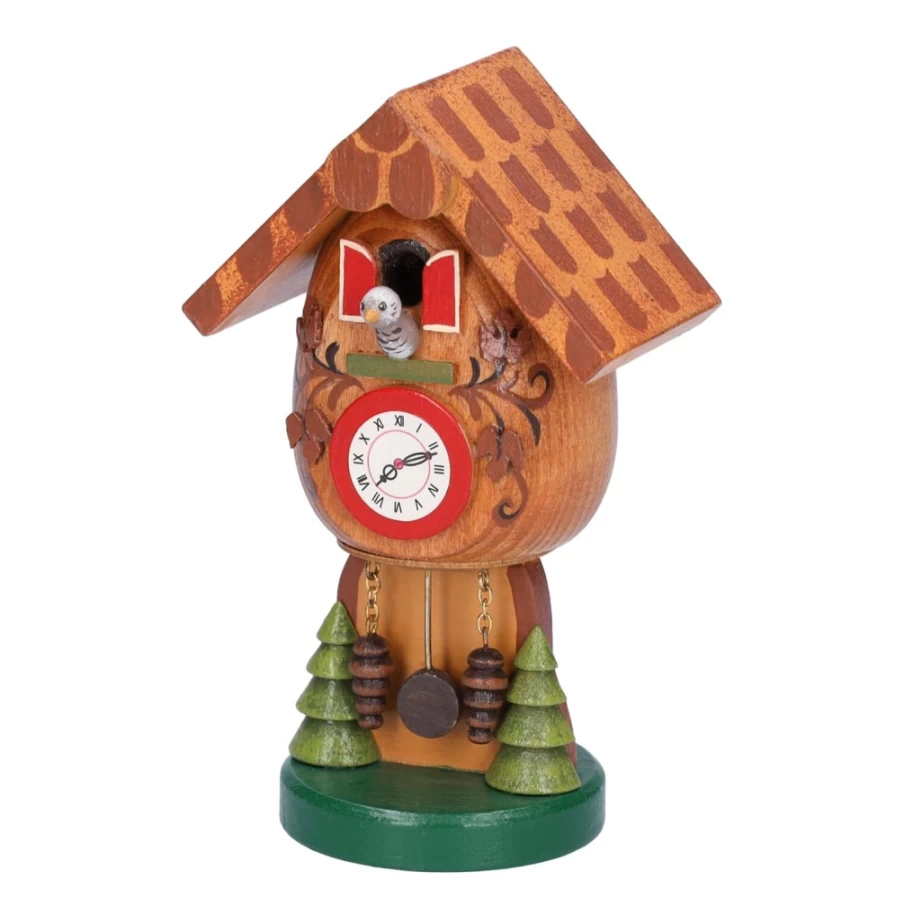 Käthes Original Smoky Black Forest Cuckoo Clock with Hand Carved Details