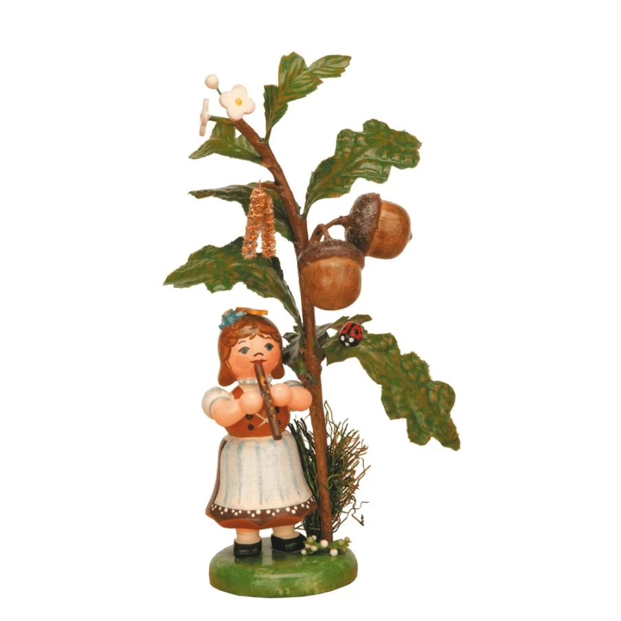 "Hubrig Volkskunst Fall Children Acorn Decor – Handcrafted Seasonal Kids' Decoration"