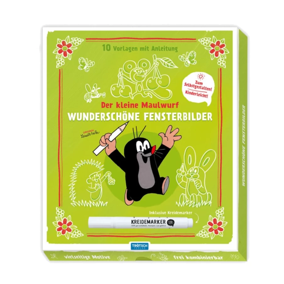"Trötsch Verlag Little Mole Window Pictures – Decorative Stickers for Kids"