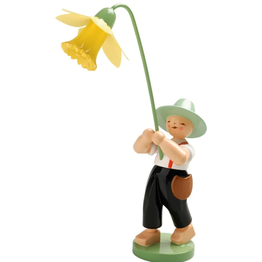 "WENDT & KÜHN Flower-Boy With Narcissus Collectible Figurine"