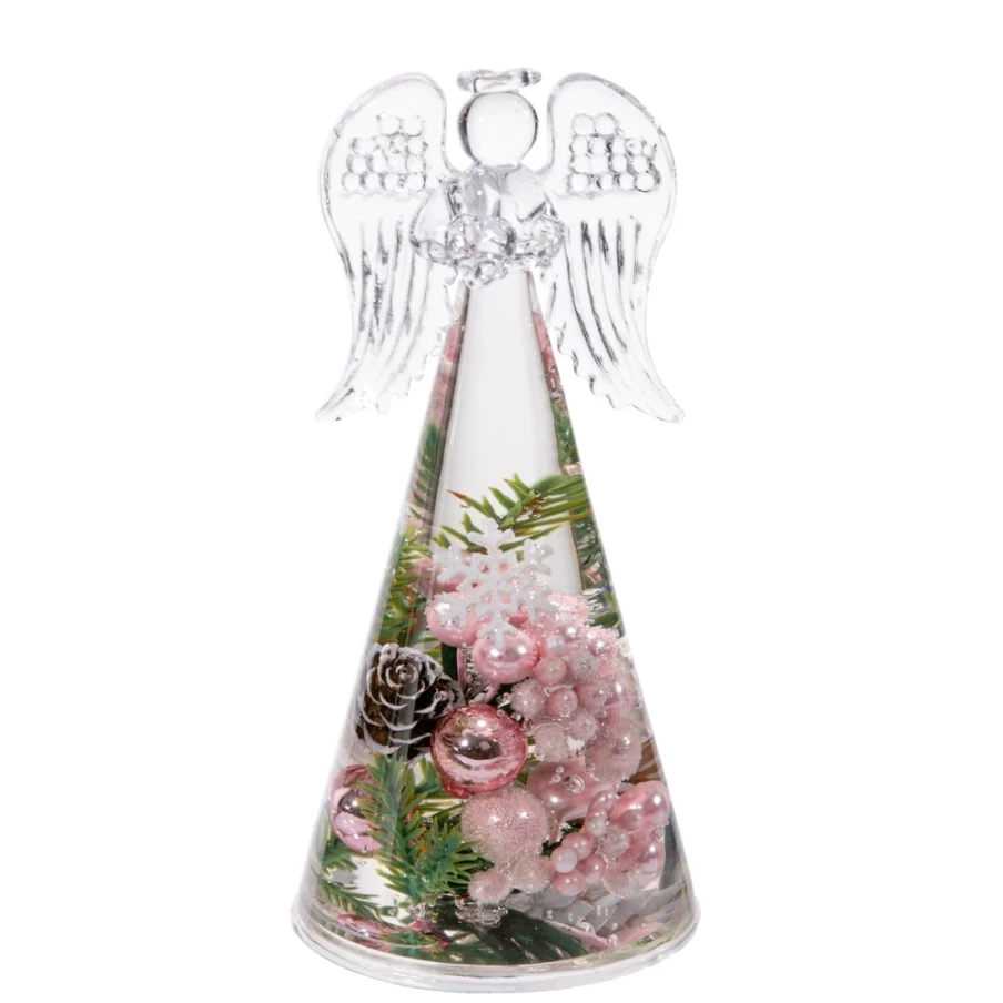 Käthe Wohlfahrt Dreamlight Frozen Nature Angel Smart Christmas Ornament