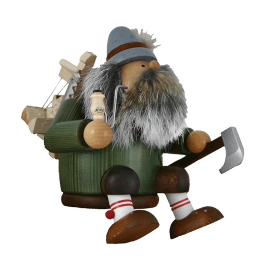 KWO Lumberjack Incense Smoker - Handcrafted Aromatic Wood Smoker for Home & Outdoor Use