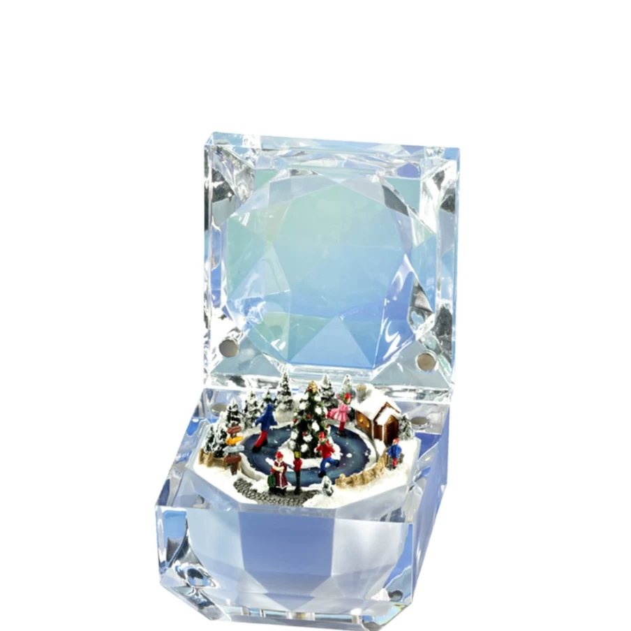 Käthe Wohlfahrt Winter Fun Musical Snow Globe Music Box