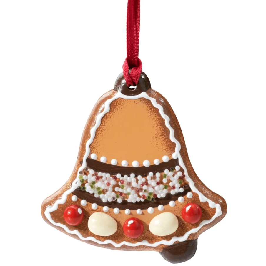 "Käthes Original Gingerbread Bell – Handcrafted Christmas Ornament Holiday Decor"