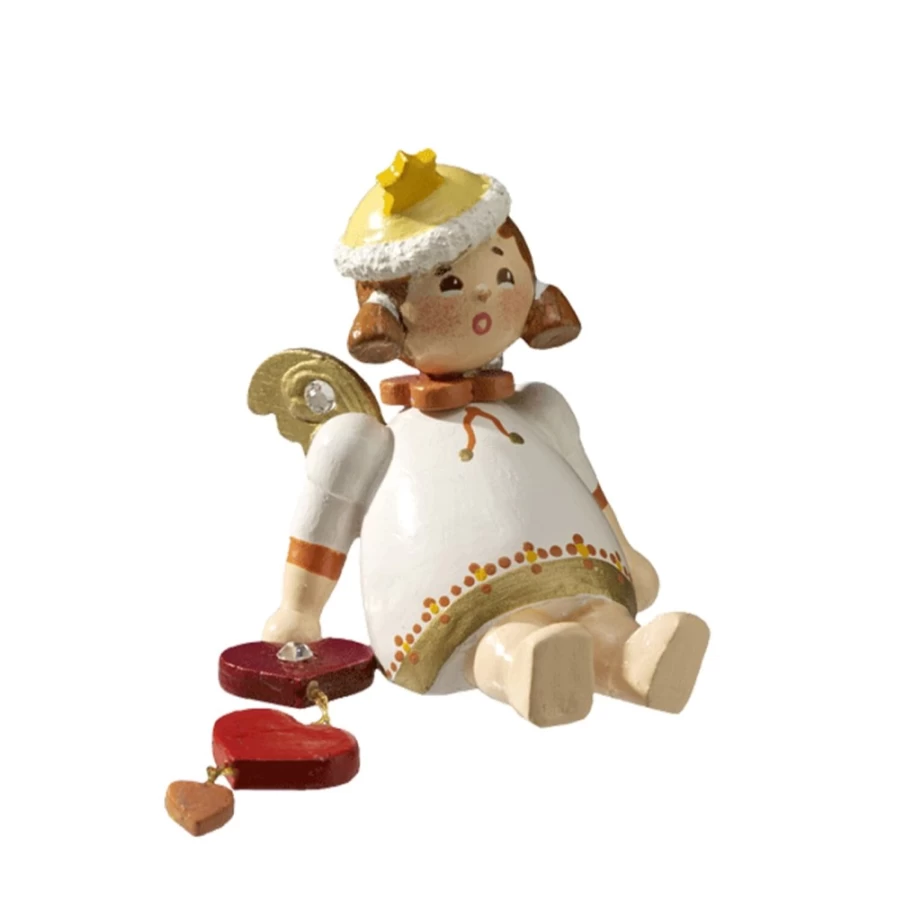 "Heartfelt Angel Figurine by Käthes Original – Collectible Angel with Heart Details"