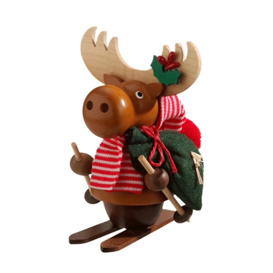 Christian ULBRICHT Elk Incense Smoker - Handcrafted Aromatherapy Burner for Home & Meditation
