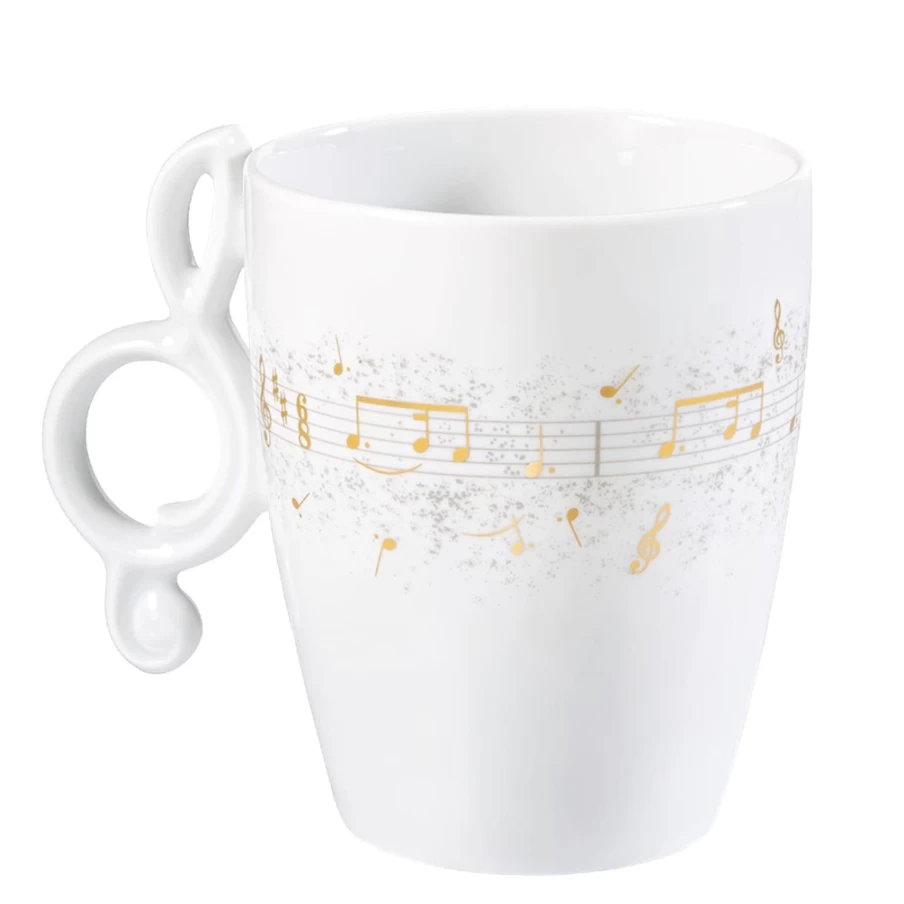 Meissen Porzellan "Silent Night" Handcrafted Porcelain Cup - Elegant Christmas Collectible