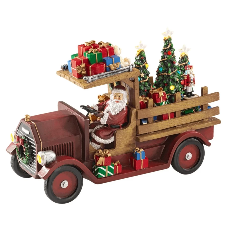 "Käthe Wohlfahrt Santa Claus in Christmas Truck Holiday Decoration"